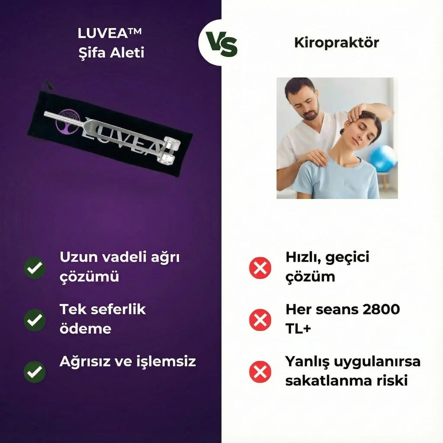 128 Hz Titreşim Terapisi Aleti – Doğal Ağrı ve Stres Rahatlatıcısı